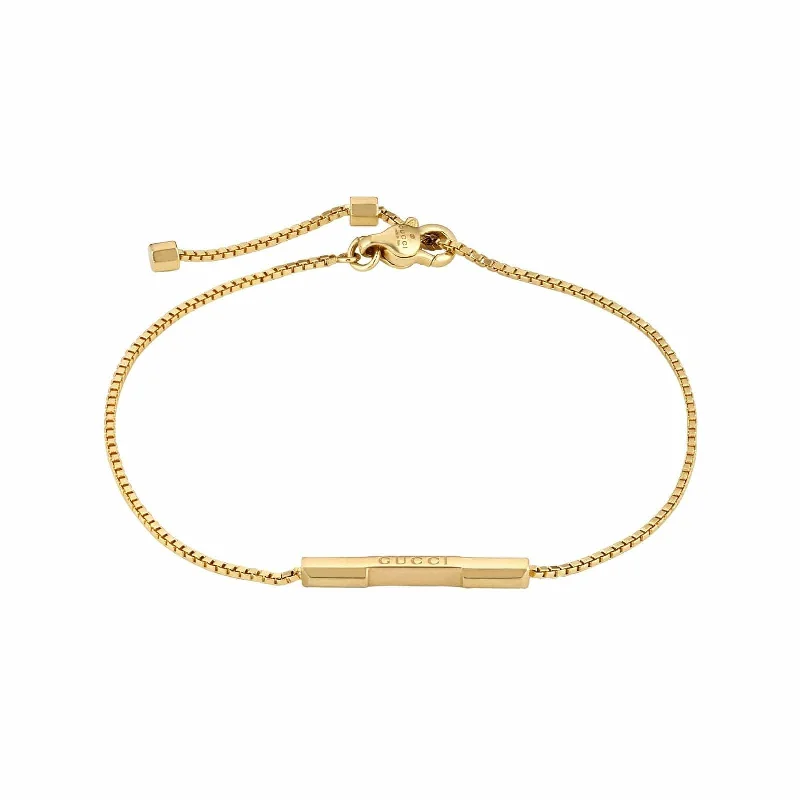 moon and star bracelet -Link To Love Gucci Bar Bracelet