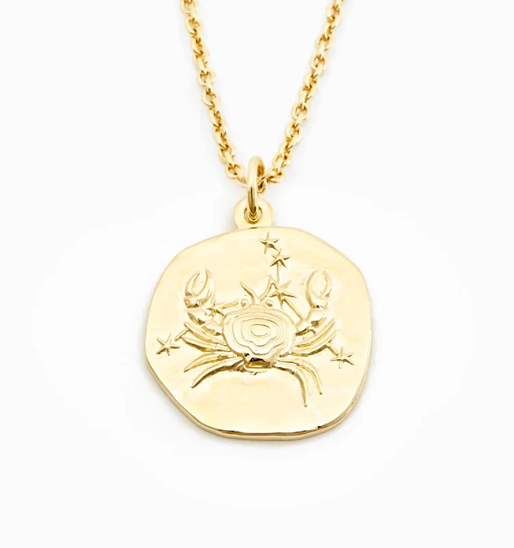 zodiac sign necklace -Cancer Zodiac Necklace