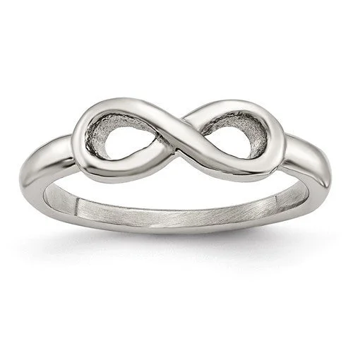 unique handmade ring -Stainless Steel Infinity Symbol Ring