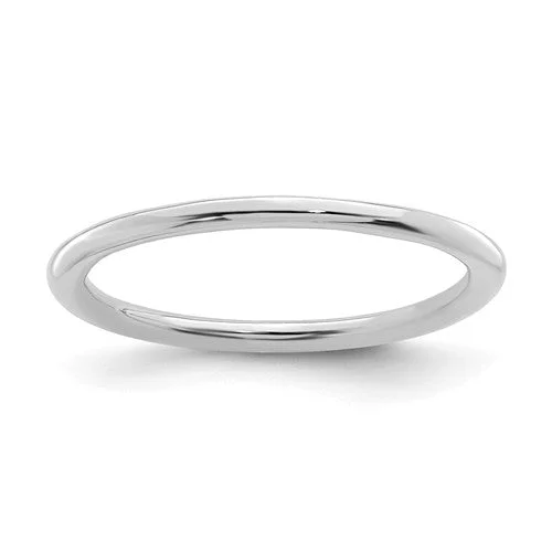 unique handmade ring -Sterling Silver Stackable Expressions 1.5mm Polished Ring