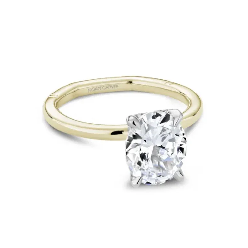 twisted rope ring -0.08 ctw Diamond Hidden Halo Engagement Ring