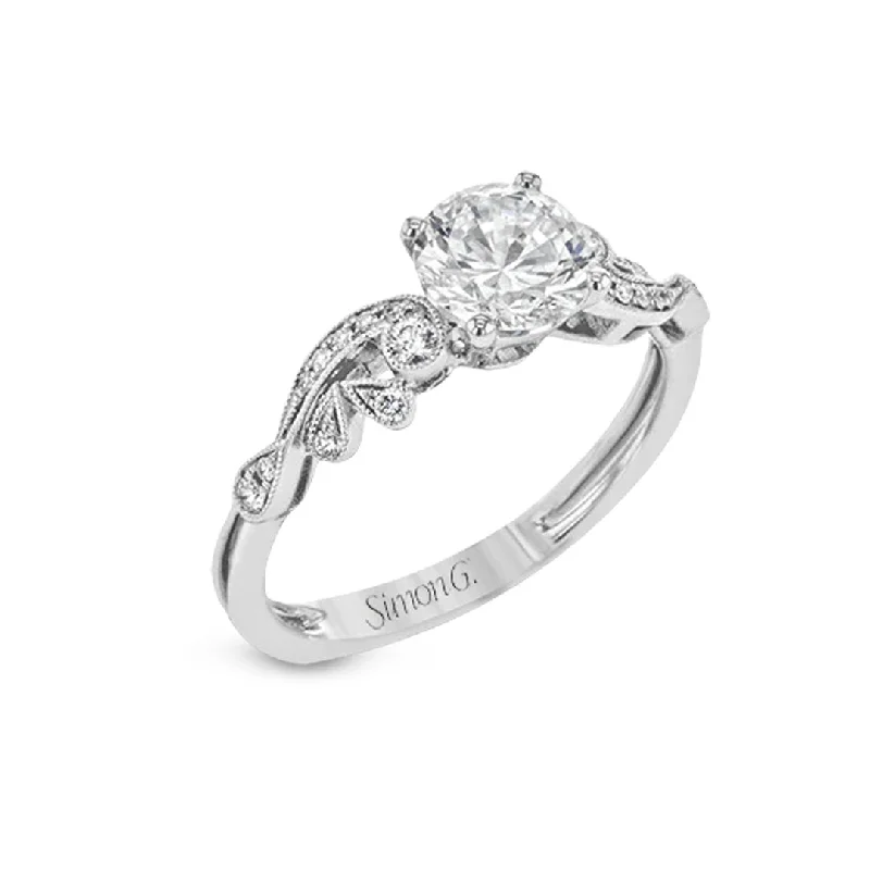 bohemian festival ring -0.13 ctw Diamond Solitaire Engagement Ring