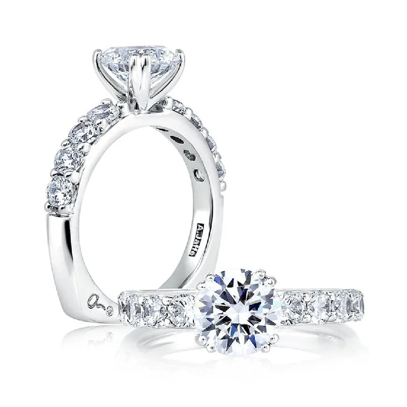 butterfly shaped ring -0.20 ctw Diamond Solitaire Engagement Ring