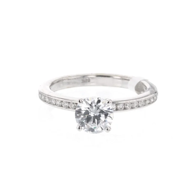 boho style stacking ring -0.26 ctw Diamond Solitaire Engagement Ring