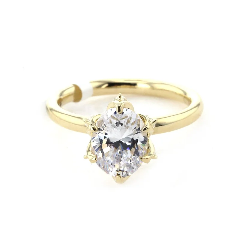 stacking rings with gemstones -0.30 ctw Diamond Solitaire Engagement Ring