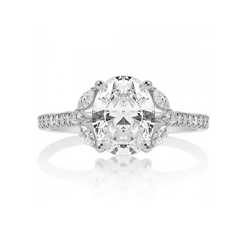 cubic zirconia eternity band -0.34 ctw Diamond Solitaire Engagement Ring