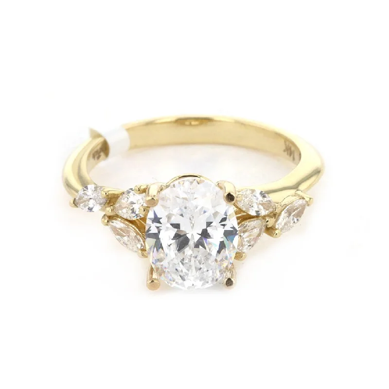 filigree detailed engagement ring -0.42 ctw Diamond Solitaire Engagement Ring