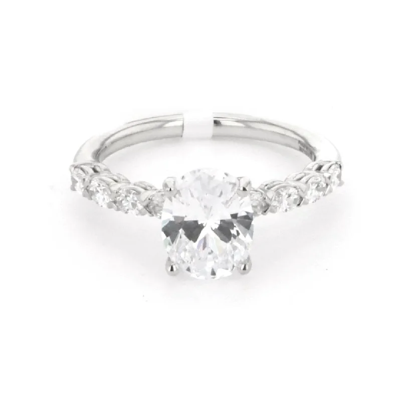 cluster diamond ring -0.44 ctw Diamond Solitaire Engagement Ring