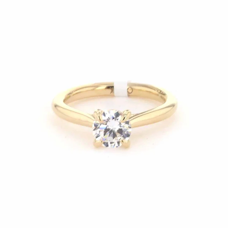 pear shaped engagement ring -Solitaire Engagement Ring