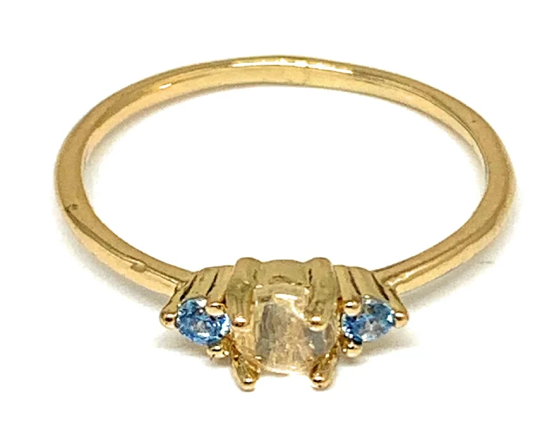 zodiac sign ring -Gold Plated Dainty CZ Band Ring Anillo