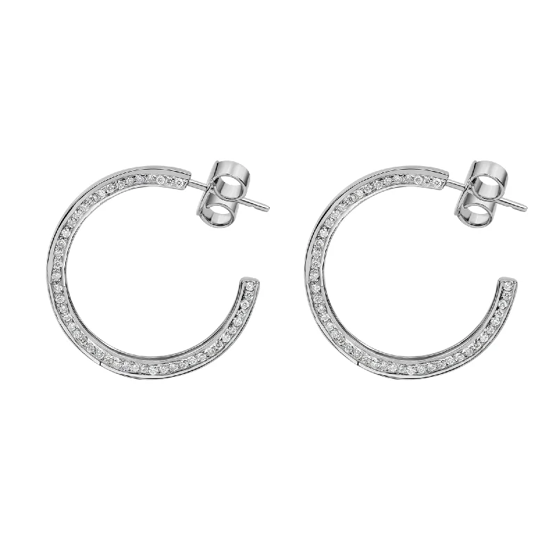 art deco diamond earrings -Earrings - Diamond