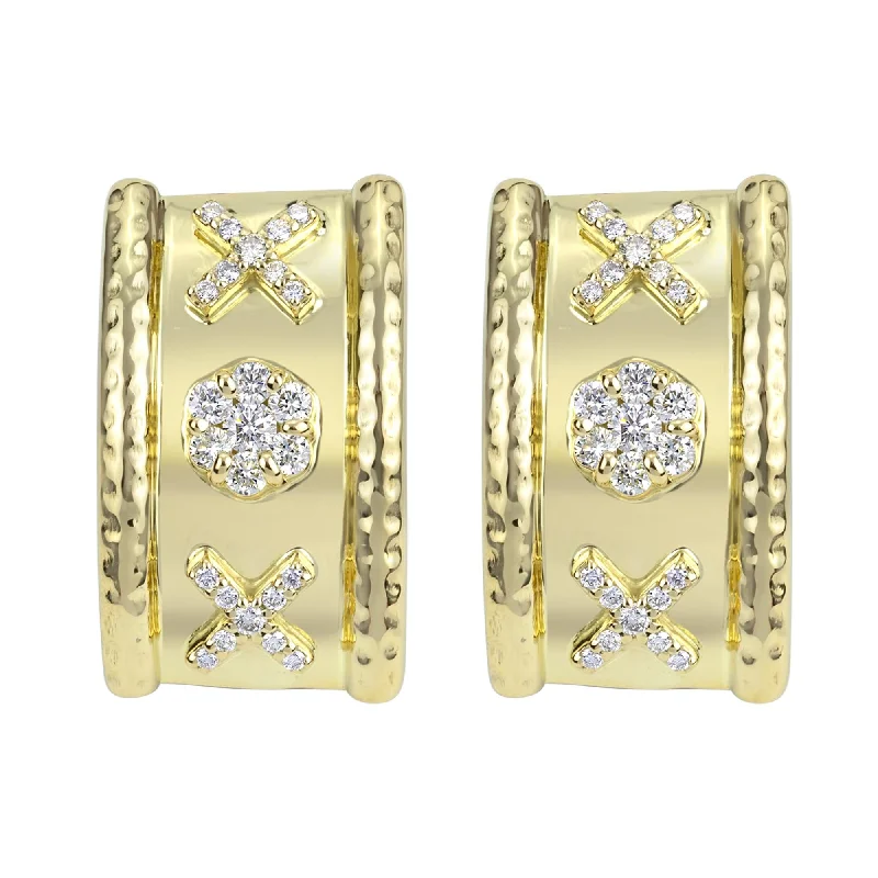 elegant crystal stud earrings -Earrings - Diamond (2332D)