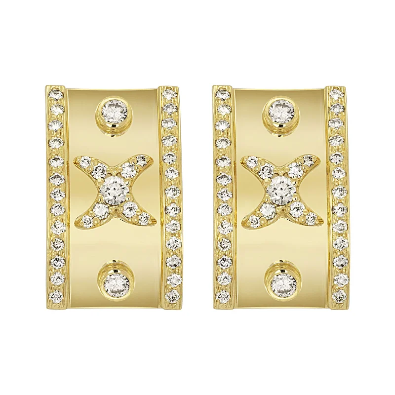 multi-layered drop earrings -Earrings - Diamond (2339C)