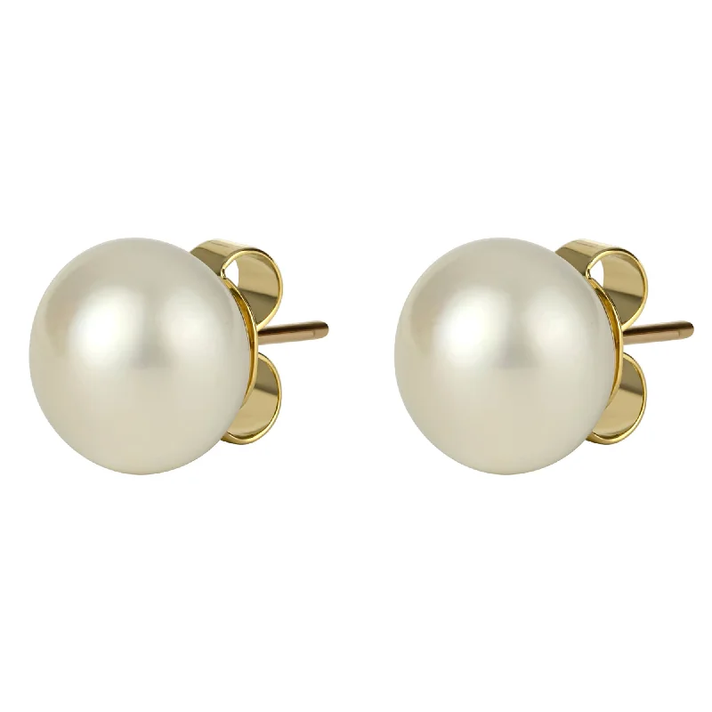 luxury pearl stud earrings -Earrings- Pearl (1875A)